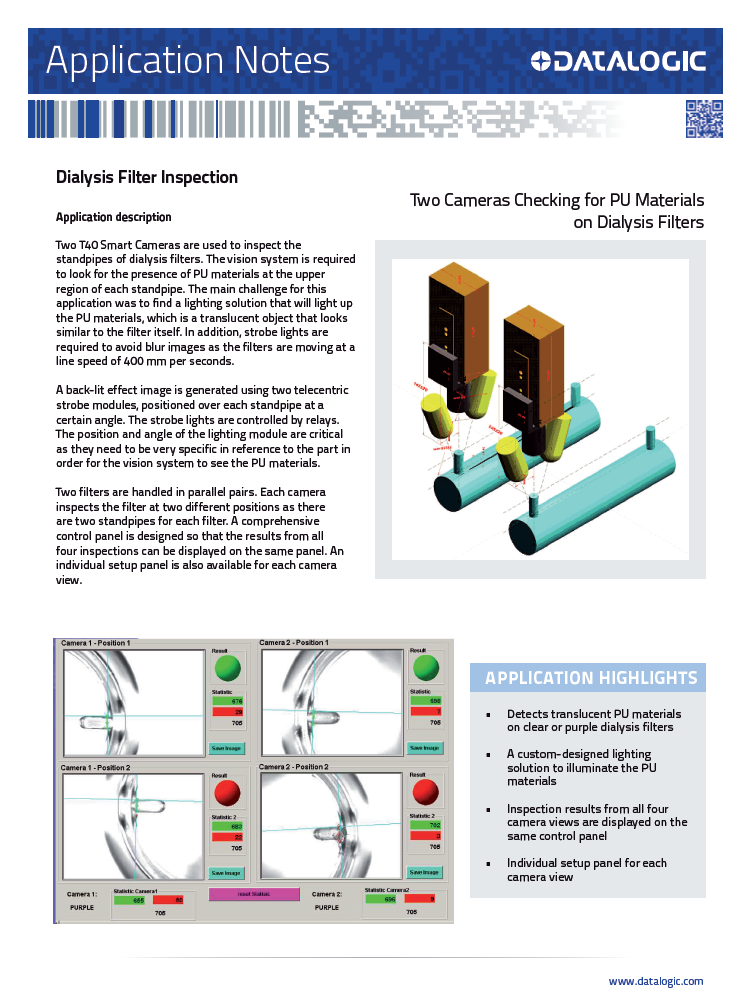Application Notes - Dialysis Filter